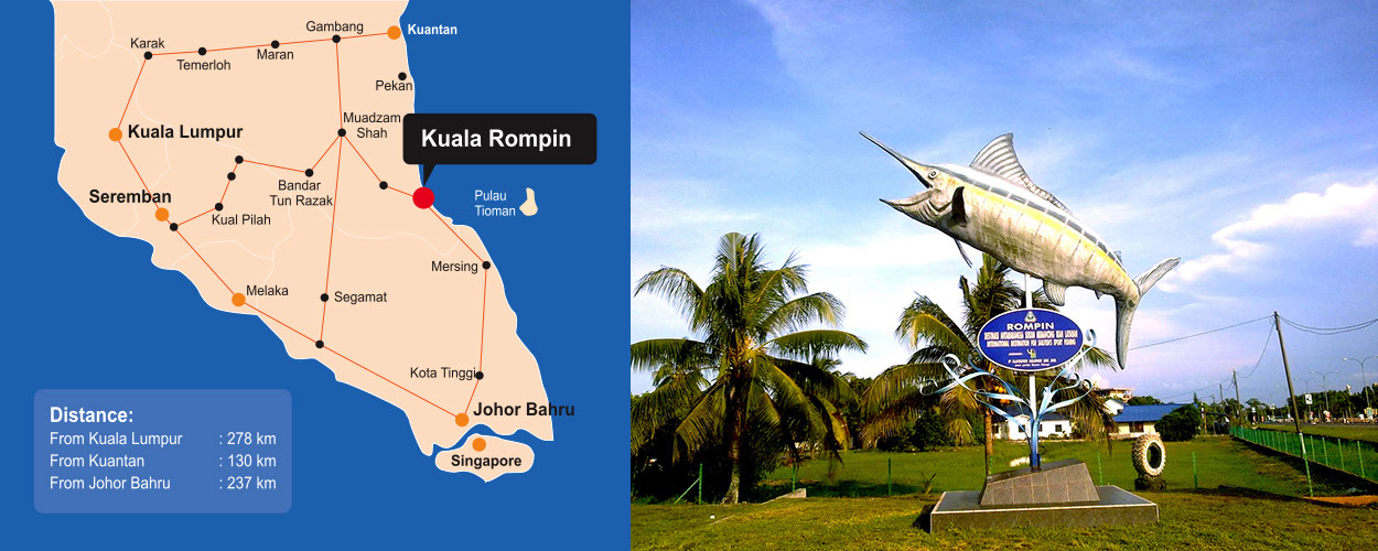 Kuala Rompin Map